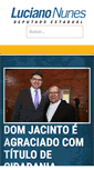 Mobile Screenshot of deputadolucianonunes.com.br